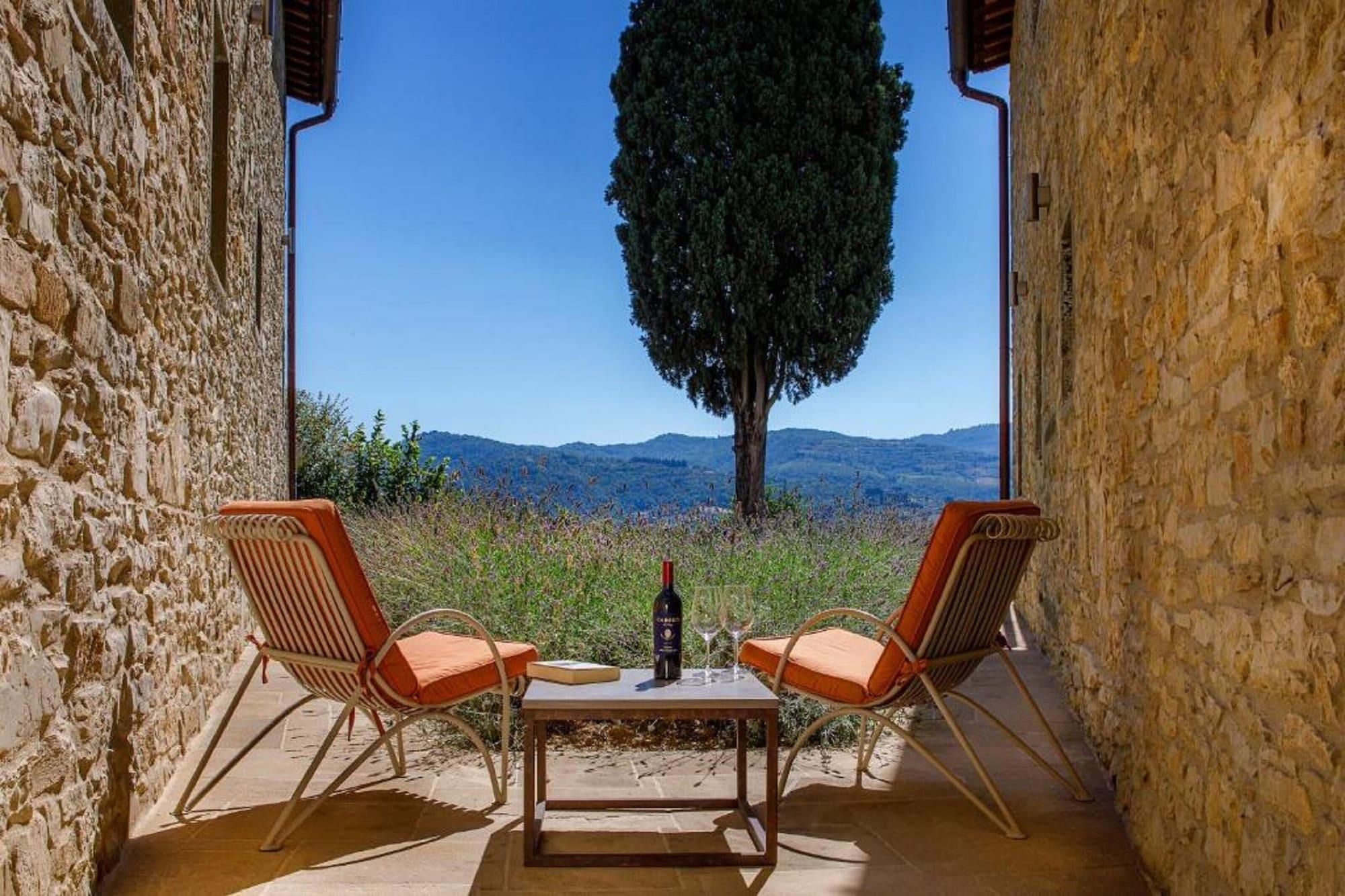 Borgo Del Cabreo Hotell Greve in Chianti Exteriör bild